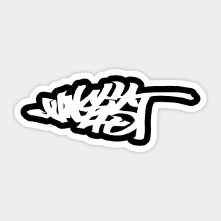 Junglist Grafitti Sticker